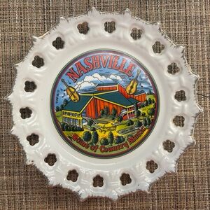 Nashville Souvenir Decorative Plate - Colorful Graphic